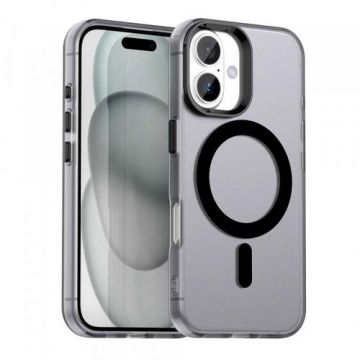 Husa MagSafe pentru Apple iPhone 17 Techsuit CandyCase (Negru/Transparent)