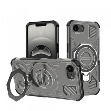 Husa pentru Apple iPhone 16e, Techsuit, Carbon Shield Pro, Neagra Deschisa