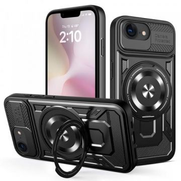 Husa pentru Apple iPhone 16e, Techsuit RuggedCam (Negru)