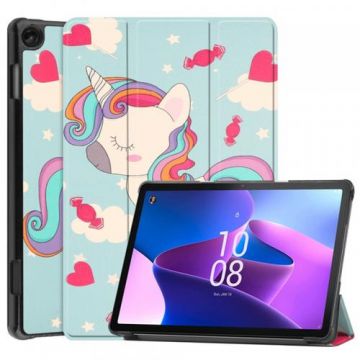 Husa pentru Lenovo Tab M10 Gen 3, Techsuit, FoldPro Unicorn (Multicolor)