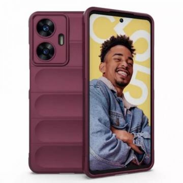 Husa pentru Motorola Moto E15 / G05, Techsuit Magic Shield (Visiniu)