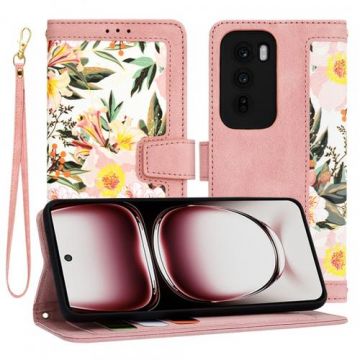 Husa pentru Oppo Reno12 Pro, Techsuit, FlipCraft, Roz