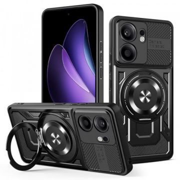 Husa pentru Oppo Reno13 FS 5G / Reno13 F 4G / Reno13 F Techsuit RuggedCam (Negru)