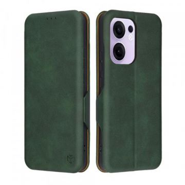 Husa pentru Oppo Reno13 FS 5G / Reno13 F 4G / Reno13 F, Techsuit, Safe Wallet Plus (Verde)