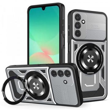 Husa pentru Samsung Galaxy A26 A266 Techsuit RuggedCam (Gri/Negru)