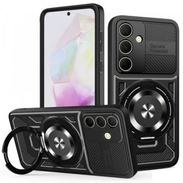 Husa pentru Samsung Galaxy A35 5G A356, Techsuit RuggedCam (Negru)