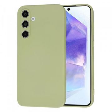 Husa pentru Samsung Galaxy A55 5G A556, Techsuit, SoftFlex, Verde Inchis