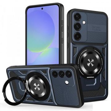 Husa pentru Samsung Galaxy A56 A566 / A36 A366 Techsuit RuggedCam (Albastru/Negru)