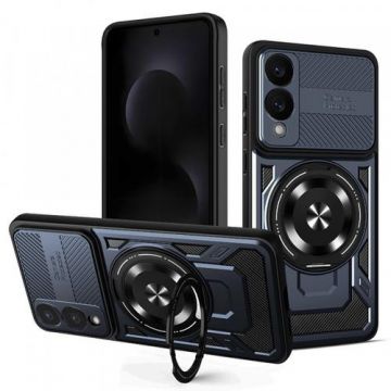 Husa pentru Samsung Galaxy S25 Edge S937 Techsuit RuggedCam (Albastru/Negru)