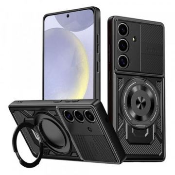 Husa pentru Samsung Galaxy S25 S931 / S24 S921, Techsuit, RuggedCam (Negru)