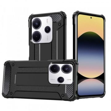 Husa pentru Xiaomi Redmi Note 14 4G (Regional), Techsuit Hybrid Armor (Negru)