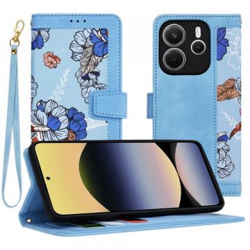 Husa pentru Xiaomi Redmi Note 14 4G (Standard) Techsuit FlipCraft (Albastru)