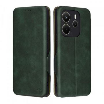 Husa pentru Xiaomi Redmi Note 14 4G (Standard) Techsuit Safe Wallet Plus (Verde)
