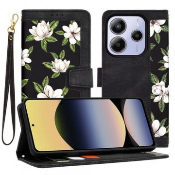 Husa pentru Xiaomi Redmi Note 14 5G, Techsuit, FlipCraft (Negru)