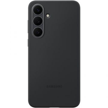 Husa protectie spate Samsung Silicone Case EF-PS731CBEGWW pentru Galaxy S25 FE (Negru)