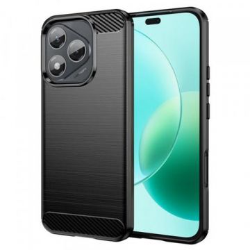 Husa Techsuit Carbon pentru Honor 400 Lite, Neagra