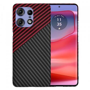 Husa Techsuit Carbonite FiberShell Vortex pentru Motorola Edge 50 Pro, Rosu