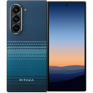 Pitaka Husa de protectie Pitaka MagEZ 5 600D, Moonrise Ultra Slim Samsung Galaxy Z Fold 6, Albastru