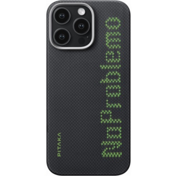 Pitaka Husa PITAKA Aries Tactile Woven compatibila cu iPhone 16 Pro, NoProblemo