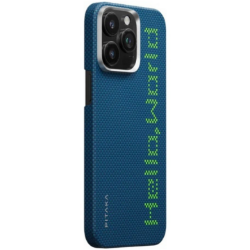 Pitaka Husa Pitaka iPhone 16 Pro Max MagEZ Tacticle Woven MagSafe Hello World