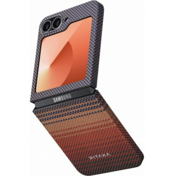Pitaka Husa Pitaka MagEZ 5 Sunset Ultra Slim pentru Samsung Galaxy Z Flip 6, Sunset