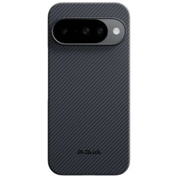Pitaka Husa Pitaka pentru Google Pixel 10/10 Pro, 600D Ultra-Slim, Negru/Gri