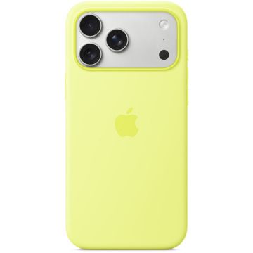 Apple Apple iPhone 17 Pro Max Silicone Case with MagSafe – Neon Yellow