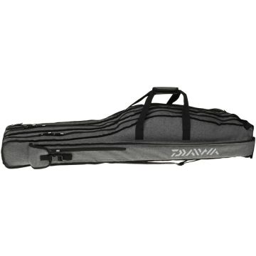 Husa Daiwa D-Vec gri pentru 3 lansete cu mulinete (Lungime husa: 155 cm)