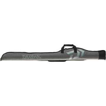 Husa Daiwa D-Vec Padded gri pentru 1 lanseta cu mulineta (Lungime husa: 145 cm)