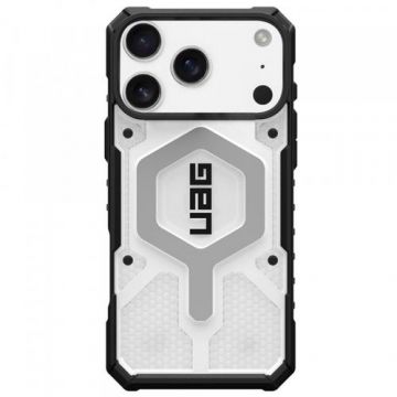 Husa MagSafe pentru Apple iPhone 17 Pro Max, Urban Armor Gear, Pathfinder Clear (Transparent/Negru)