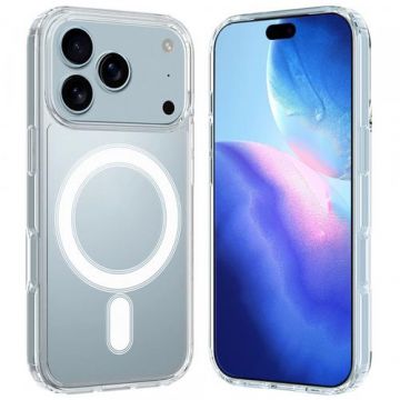 Husa MagSafe pentru Apple iPhone 17 Pro, Techsuit, Pro, Transparenta