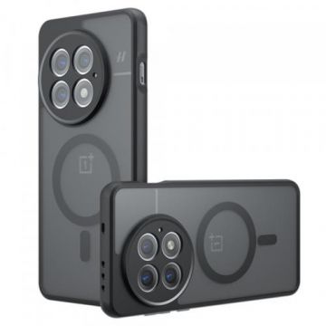 Husa MagSafe pentru OnePlus 13, Techsuit PureFrost (Negru)