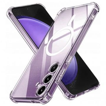 Husa MagSafe pentru Samsung Galaxy S23 FE S711 Techsuit Shockproof (Transparent)