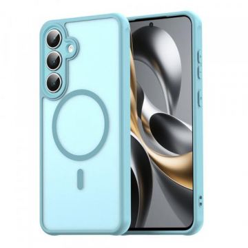 Husa MagSafe pentru Samsung Galaxy S25 Ultra S938, Techsuit, HaloFrost II, Verde Deschis