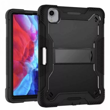 Husa pentru Apple iPad Pro 12.9 (2022) / Pro 12.9 (2021) / Pro 12.9 (2020) / Pro 12.9 (2018) Techsuit Rugged TabShell (Negru)