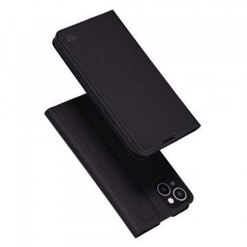 Husa pentru Apple iPhone 14 Plus, Techsuit, Magskin Book, Neagra