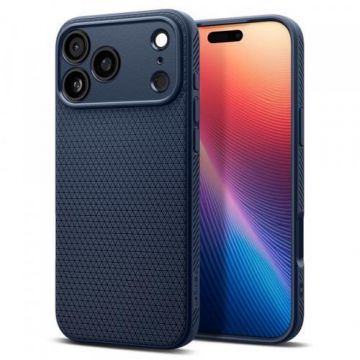 Husa pentru Apple iPhone 17 Pro Max Spigen, Liquid Air (Albastru)