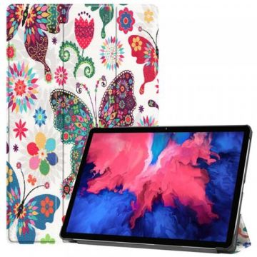 Husa pentru Lenovo Tab P11 Plus / Tab P11 4G, Techsuit, FoldPro Butterfly (Multicolor)