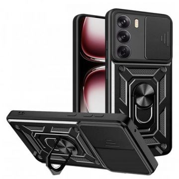 Husa pentru Oppo Reno12 Pro, Techsuit, CamShield, Neagra