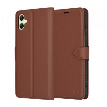 Husa pentru Samsung Galaxy A05 A055, Techsuit, Leather Folio, Maro Husa pentru Samsung Galaxy A05 A055, Techsuit, Leather Folio, Maro