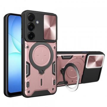 Husa pentru Samsung Galaxy A17 5G, Techsuit, CamGuard Pro, Roz Aurie Husa pentru Samsung Galaxy A17 5G, Techsuit, CamGuard Pro, Roz Aurie