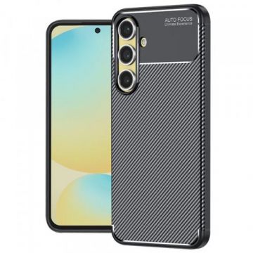 Husa pentru Samsung Galaxy S24 FE S721, Techsuit CarbonFiber (Negru)