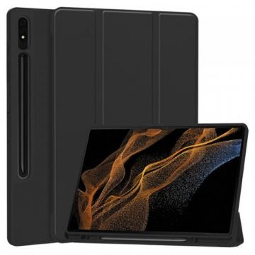 Husa pentru Samsung Galaxy Tab S8 Ultra Techsuit Flex Trifold (Negru) Husa pentru Samsung Galaxy Tab S8 Ultra Techsuit Flex Trifold (Negru)