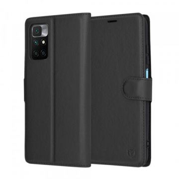 Husa pentru Xiaomi Redmi 10 2022 / 10 Techsuit Leather Folio (Negru)