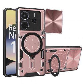 Husa pentru Xiaomi Redmi Note 14 4G (Standard), Techsuit, CamGuard Pro (Roz)