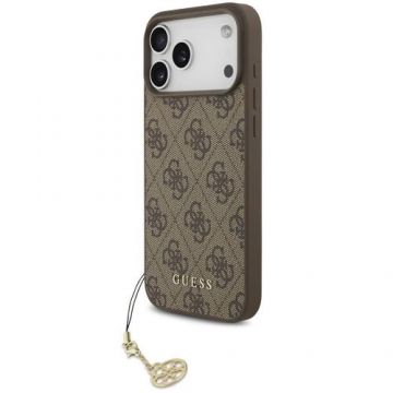 Husa Protectie Spate Guess 4G Charm Tone on Tone pentru Apple iPhone 17 Pro (Maro) Husa Protectie Spate Guess 4G Charm Tone on Tone pentru Apple iPhone 17 Pro (Maro)