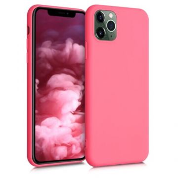 Husa pentru Apple iPhone 11 Pro Max, Silicon, Roz, 49789.122