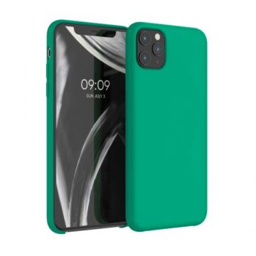 Husa pentru Apple iPhone 11 Pro Max, Silicon, Verde, 49725.142