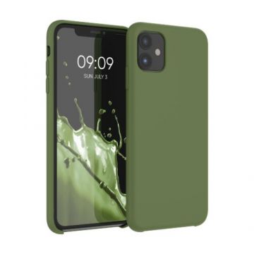 Husa pentru Apple iPhone 11, Silicon, Verde, 49724.179