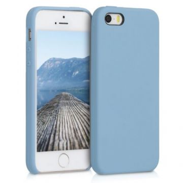 Husa pentru Apple iPhone 5/iPhone 5s/iPhone SE, Silicon, Albastru, 42766.161